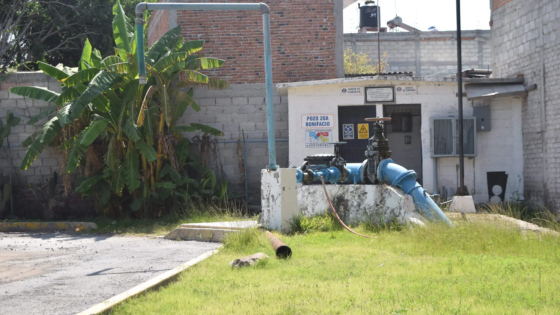 El pozo de agua de la Unidad Deportiva Maquío es la propuesta para abastecer a los bomberos en la zona oriente. Foto Jacob Cabello